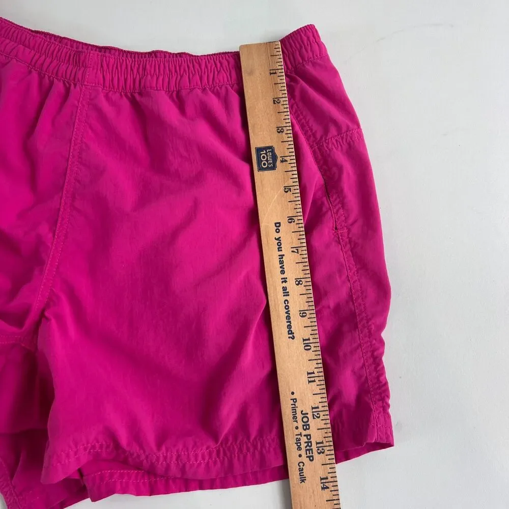 The North Face Women's Nylon Shorts Pink Outdoor Hiking Activewear Size L